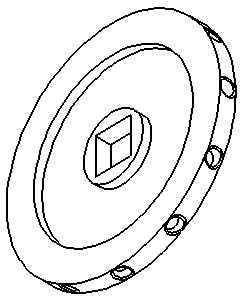 Wheat plot breeding precise seed-metering device