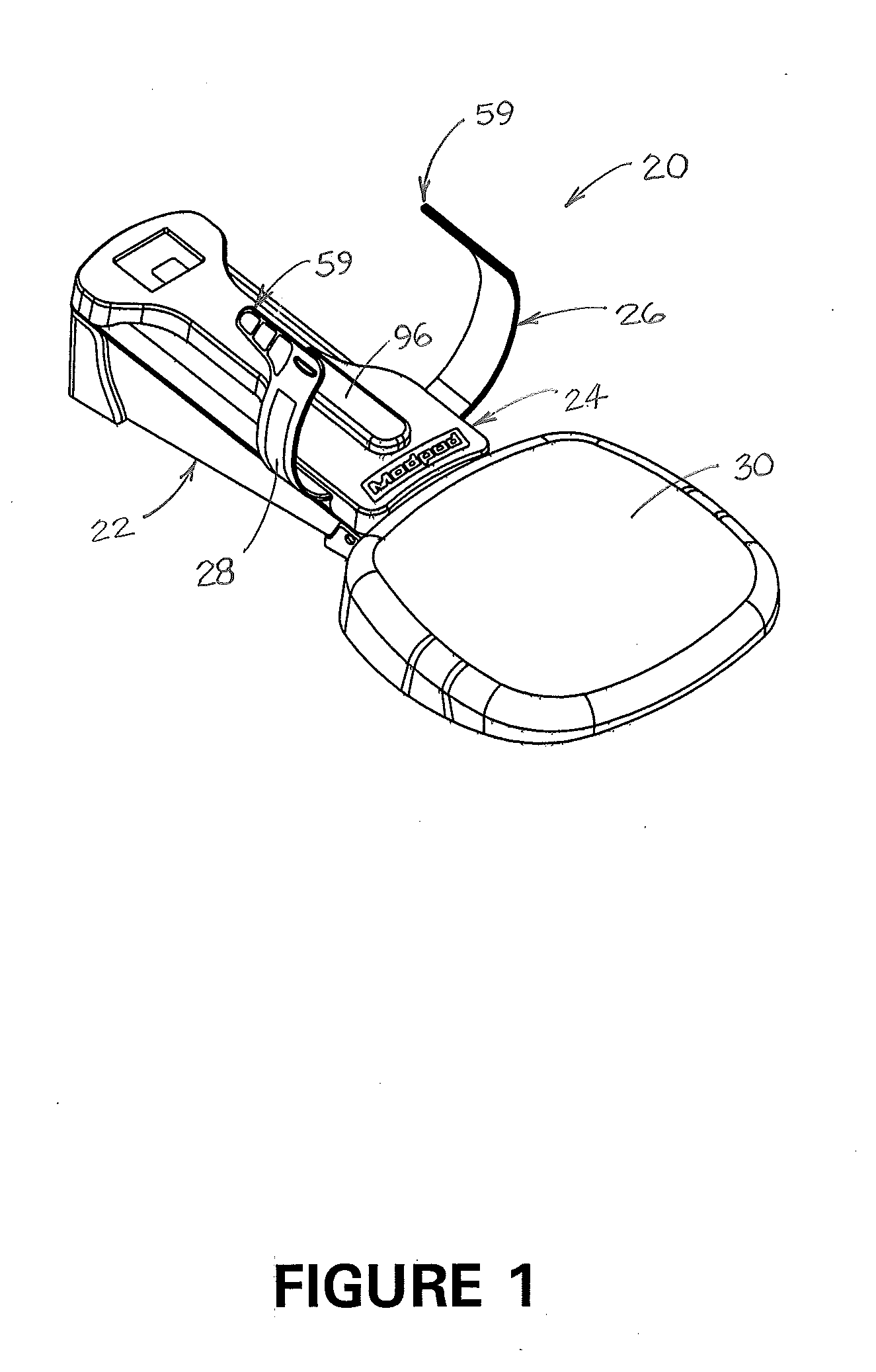 Portable cervical traction device