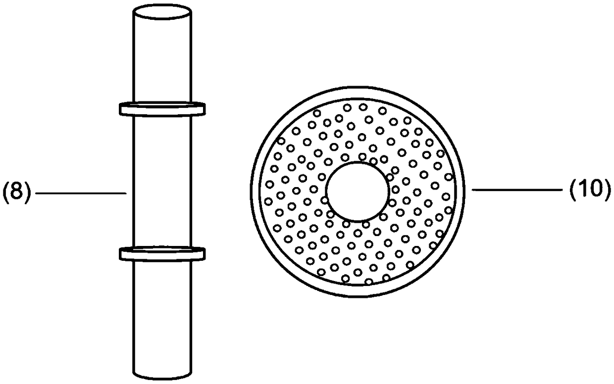 Enrichment device for quickly and continuously separating micro-plastics and use method thereof