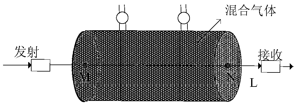 TDLAS (Tunable Diode Laser Absorption Spectroscopy) gas detection method and system