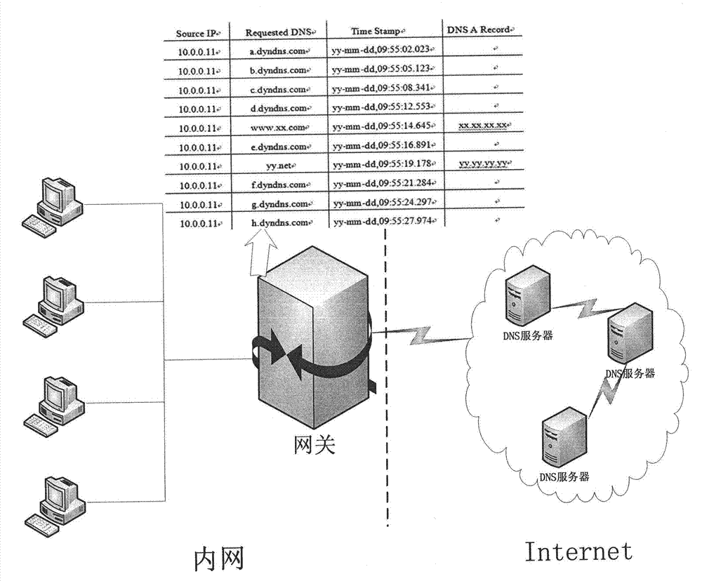 Detection system and method of Domain Flux data stream