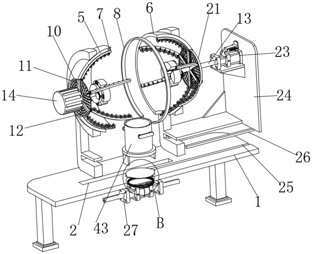 Welding device for robot part machining