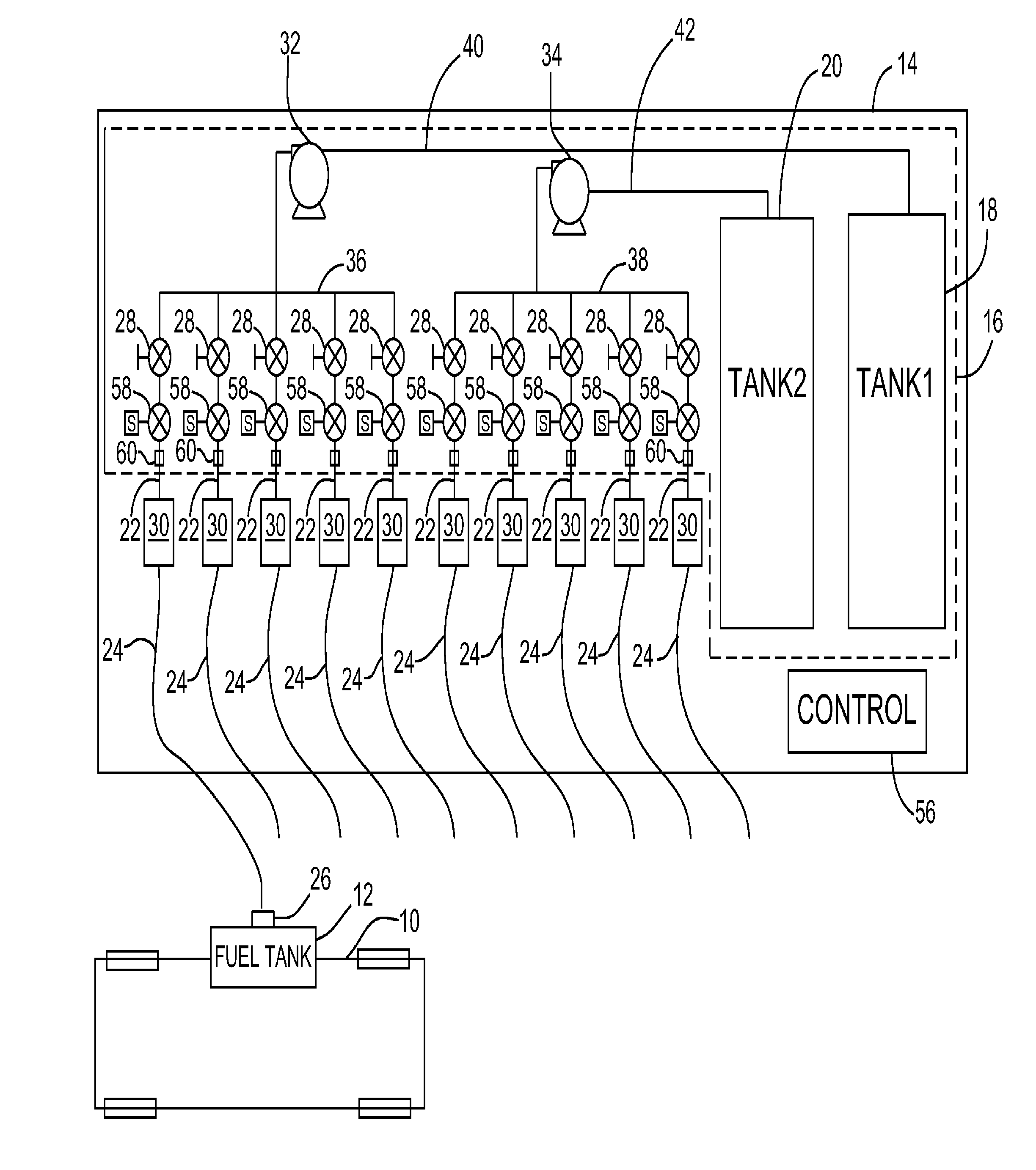 Fuel delivery system and method