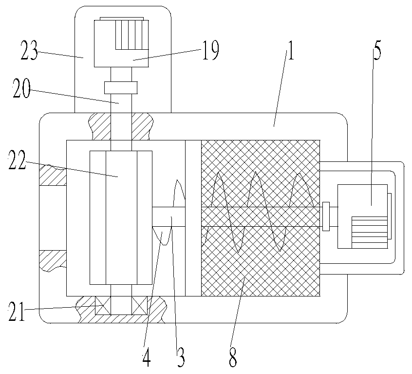 A ship flue gas purification filter equipment