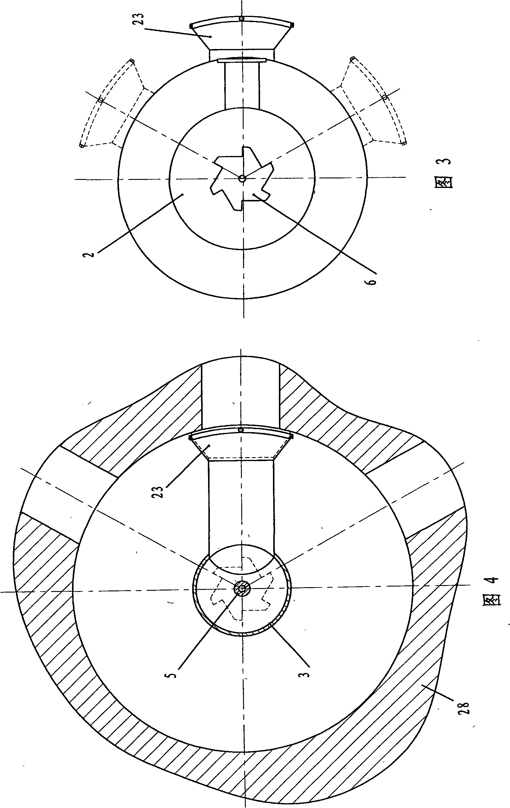 Air tightness rotating backblowing device for cloth bag dust remover