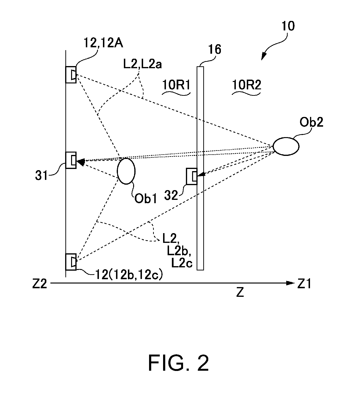 Optical position detection device