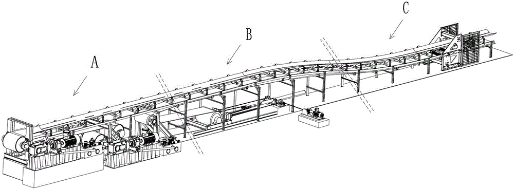 Belt conveyors with tire drive rollers