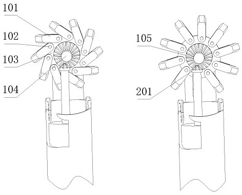 Mining deep hole grooving equipment and working method