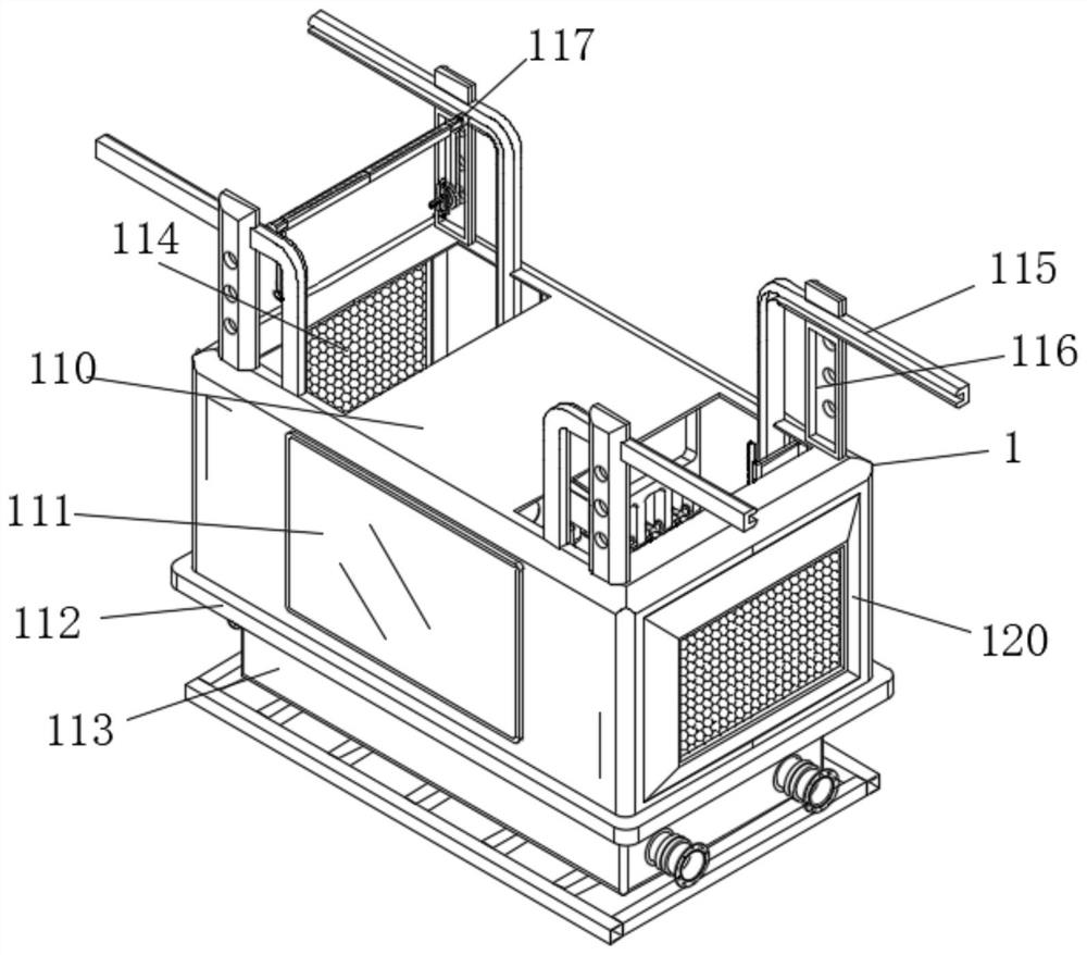 High-performance full coating glass fiber reinforced plastic grating coating device based on transportation