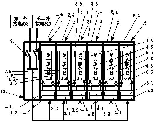 Power supply system of improving data center power supply grade and uninterrupted power supply (UPS) utilization rate