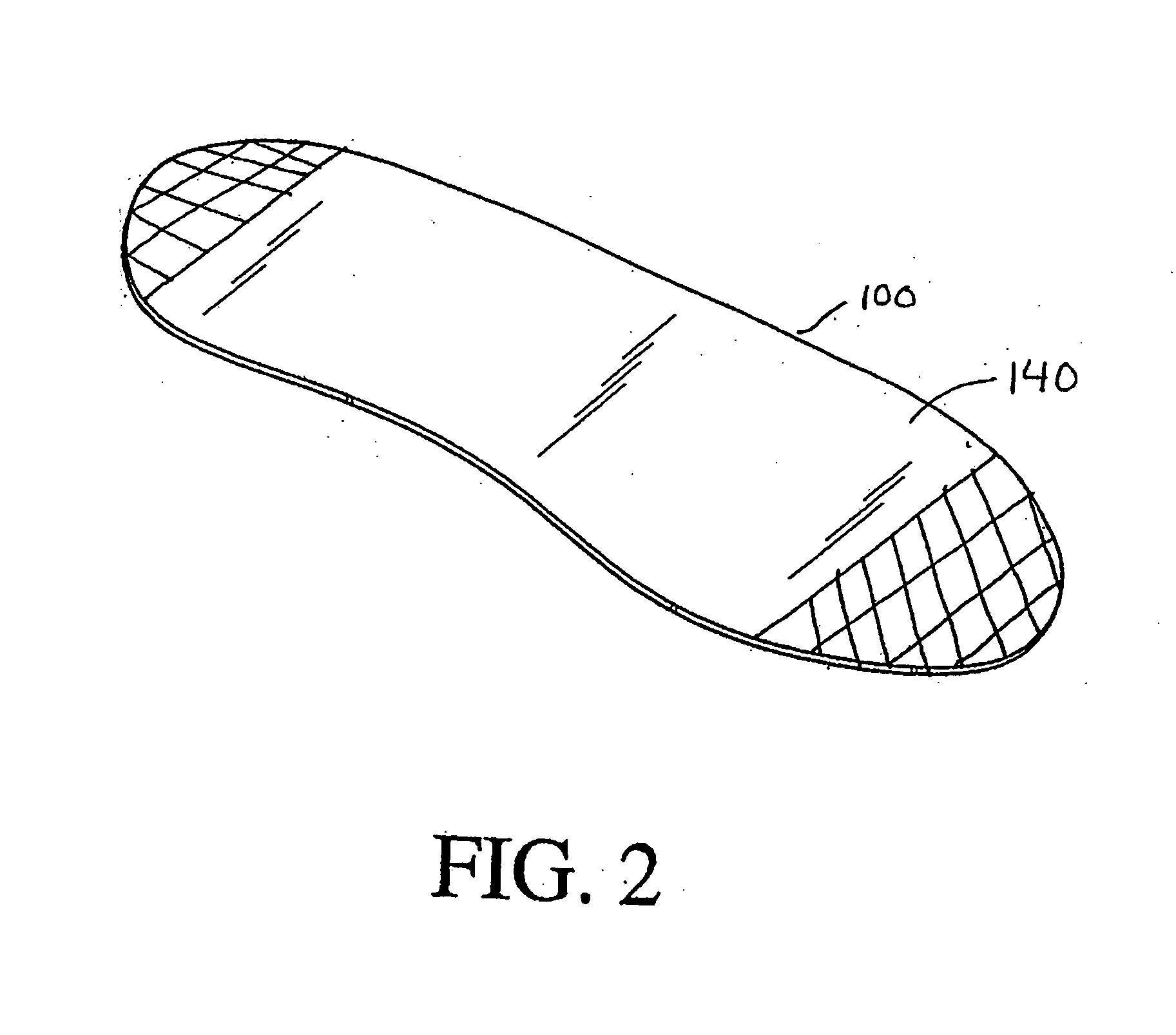 Self-adhering pedicure footwear