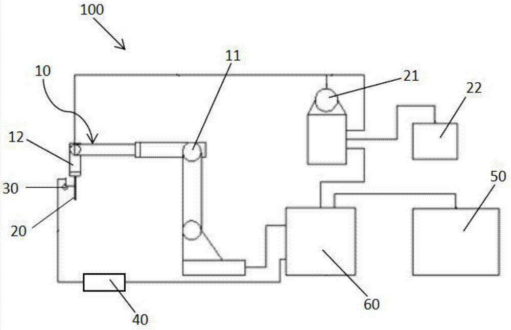 Device and method for detecting filet weld welding trace based on laser ranging