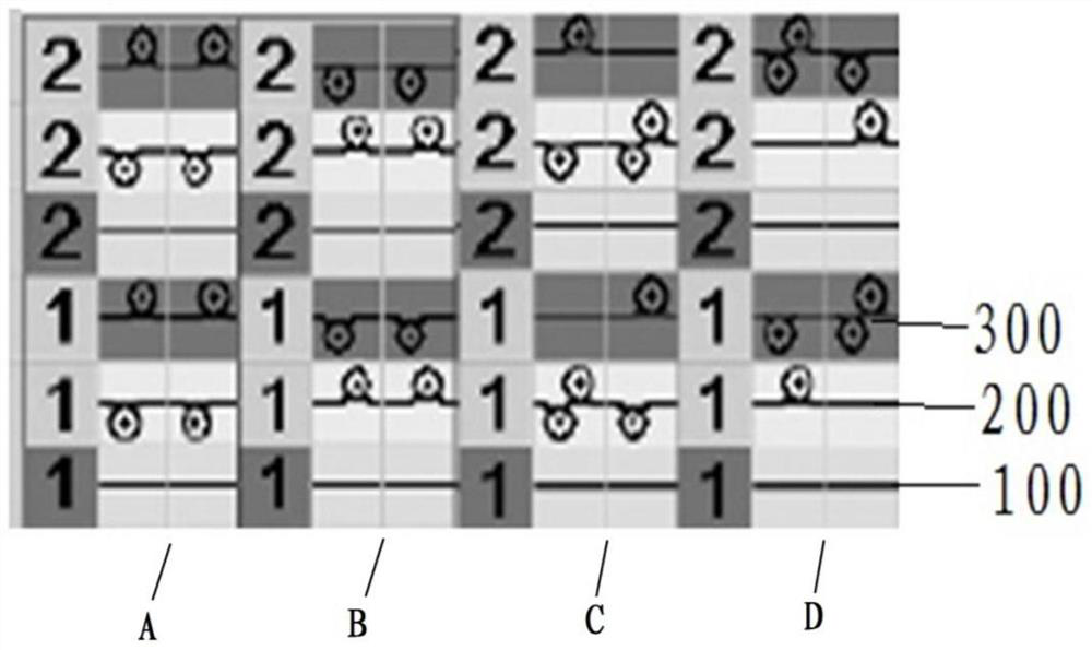 Jacquard liner micro-embossment knitting structure and knitting method thereof