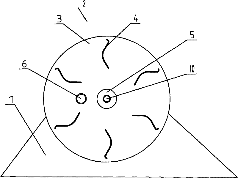 Flat double-rotation self-supplying magnetic hydraulic generator