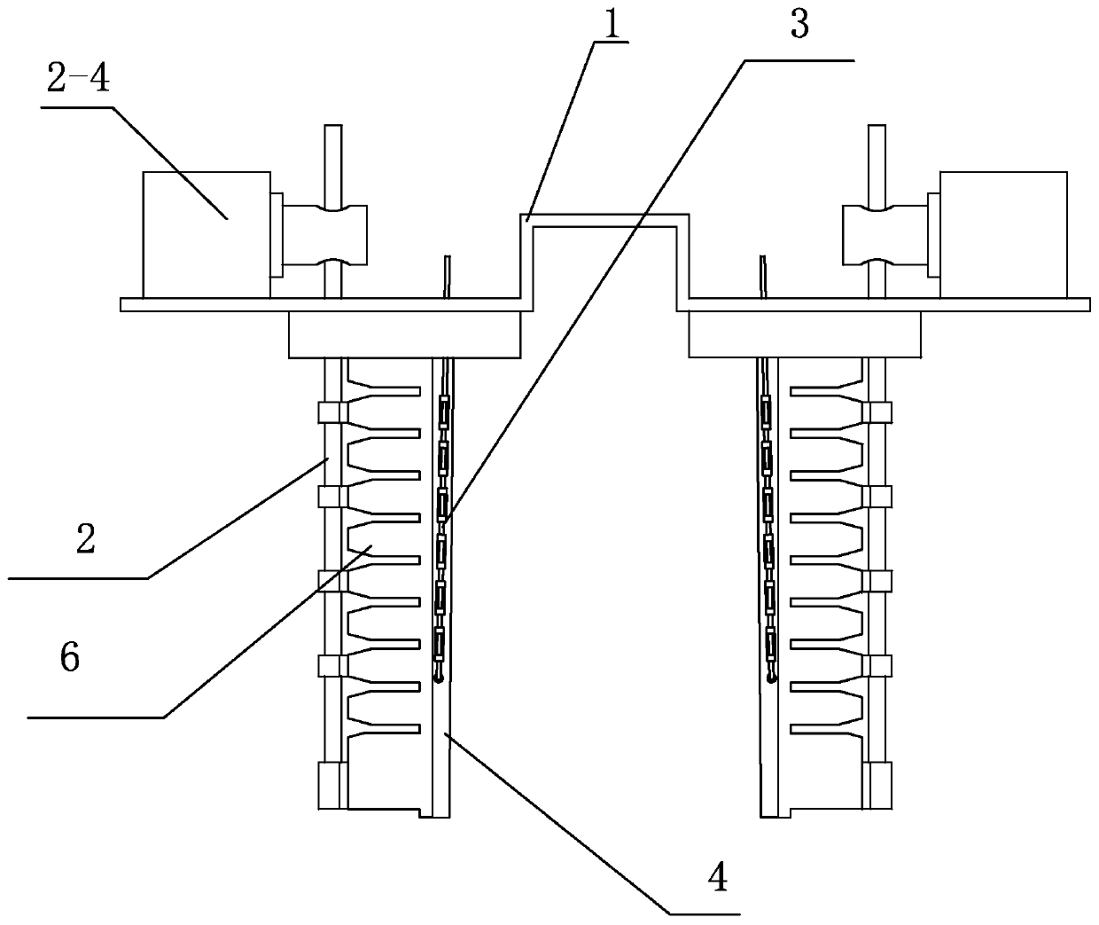 Air line double-drive support type soft body hand