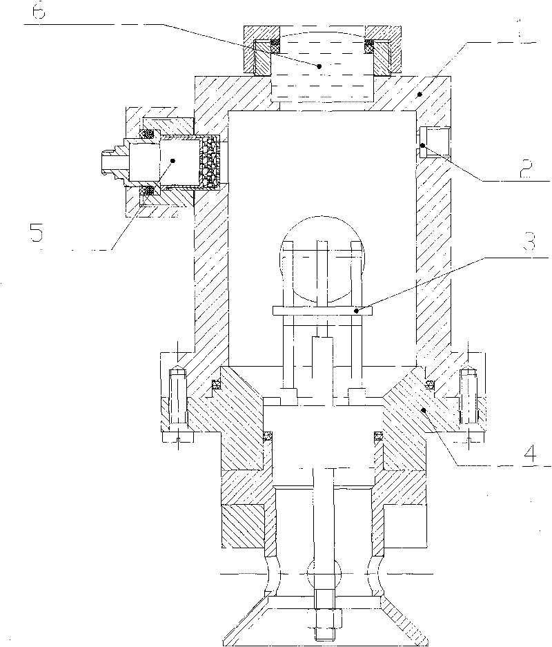 Device for testing burning rate of multi-residue solid propellant