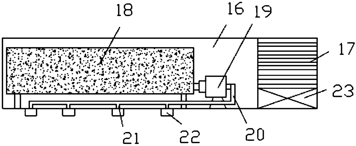 Cleaning device for tea processing