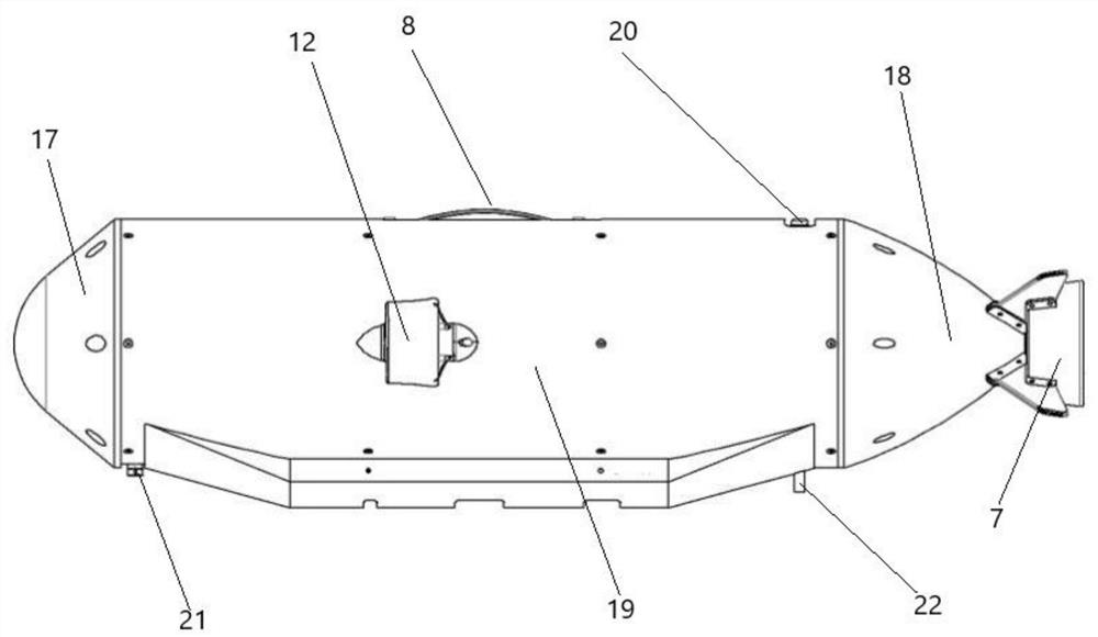 Underwater detection robot