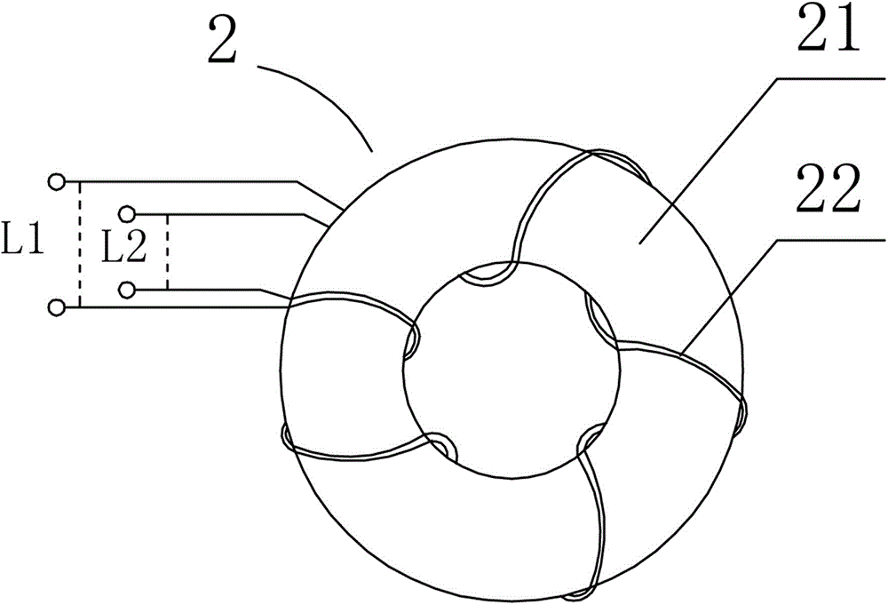 Zero-sequence current transformer and manufacturing method thereof