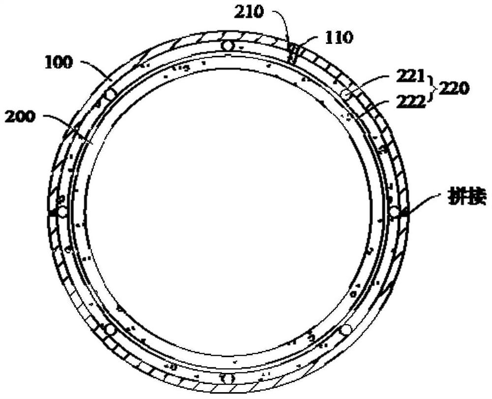 Non-prestressed glass reinforced plastic pipe-ultra-high performance concrete composite electric pole and preparation method thereof