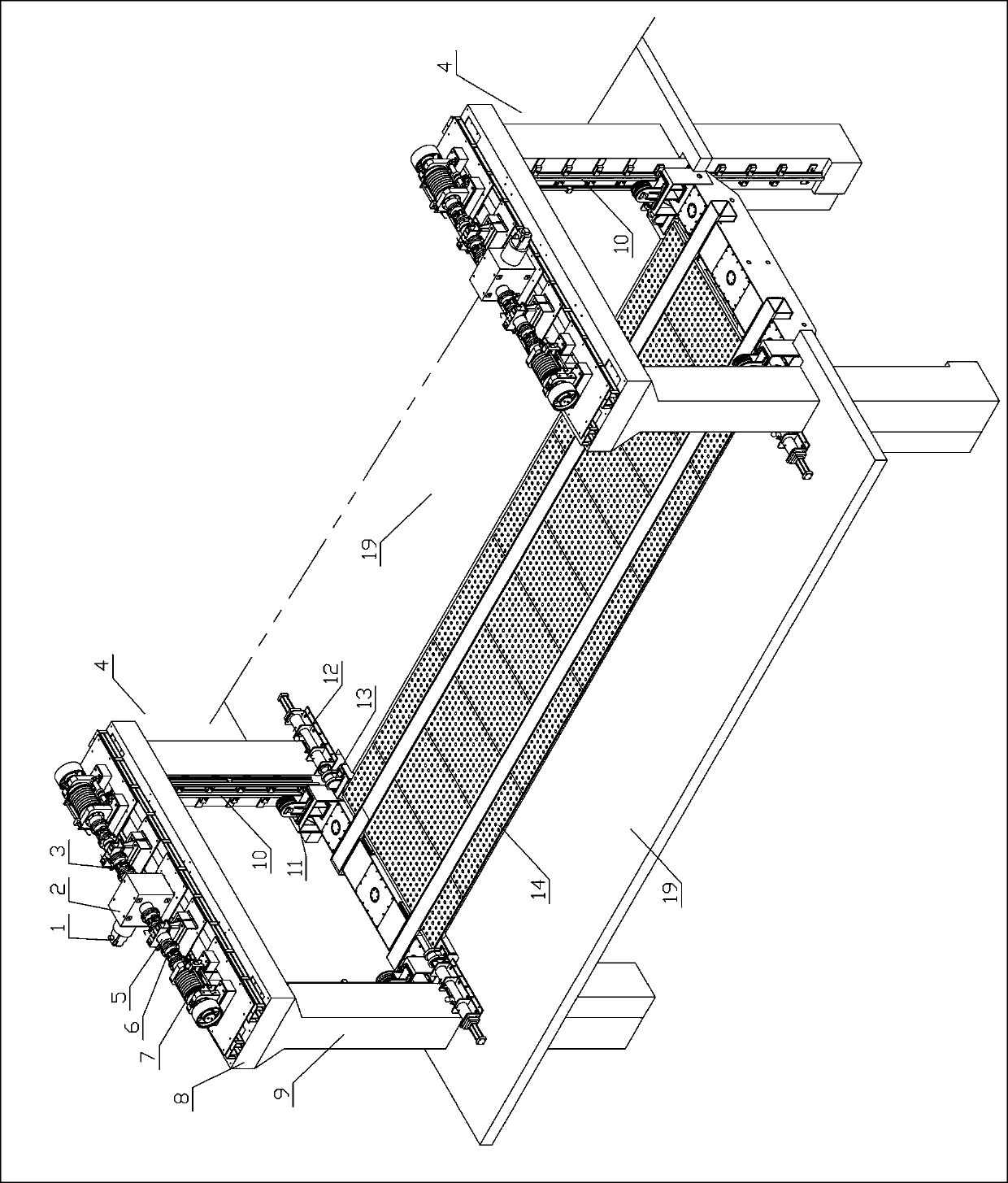 Lifting buoyant platform for above-water maintenance of warship