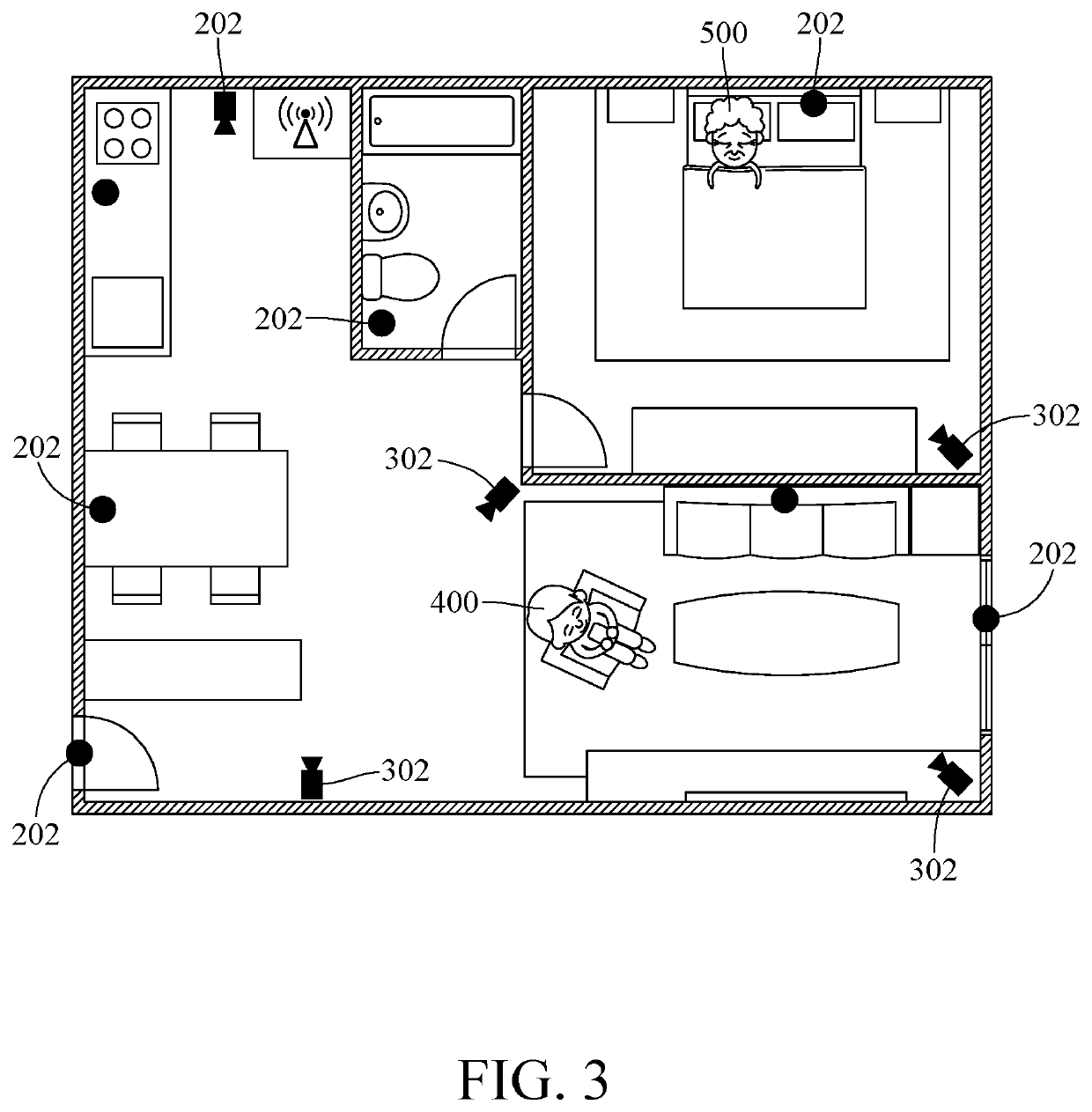 Resident activity recognition system and method thereof