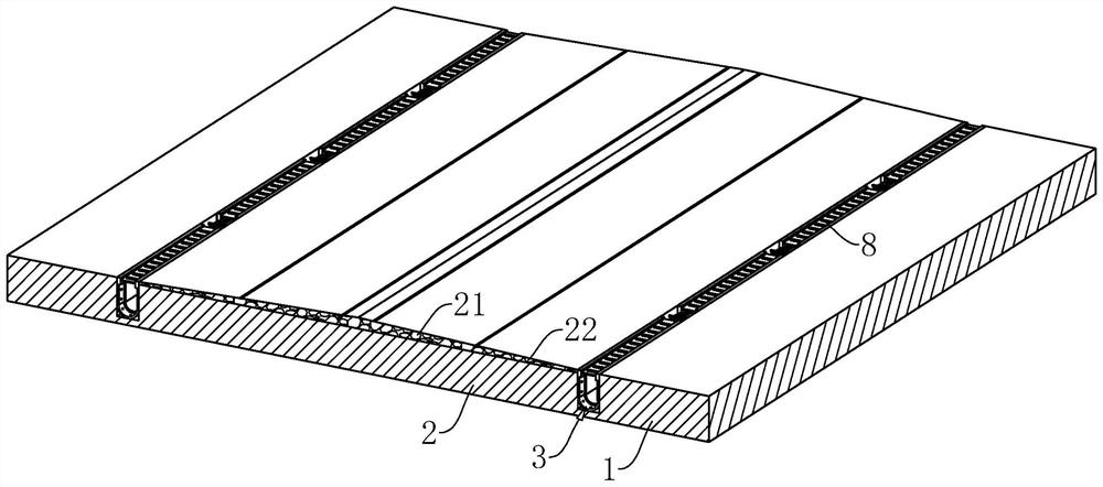 Drainage system and construction method for road surface in traffic keeping stage of highway reconstruction and extension project