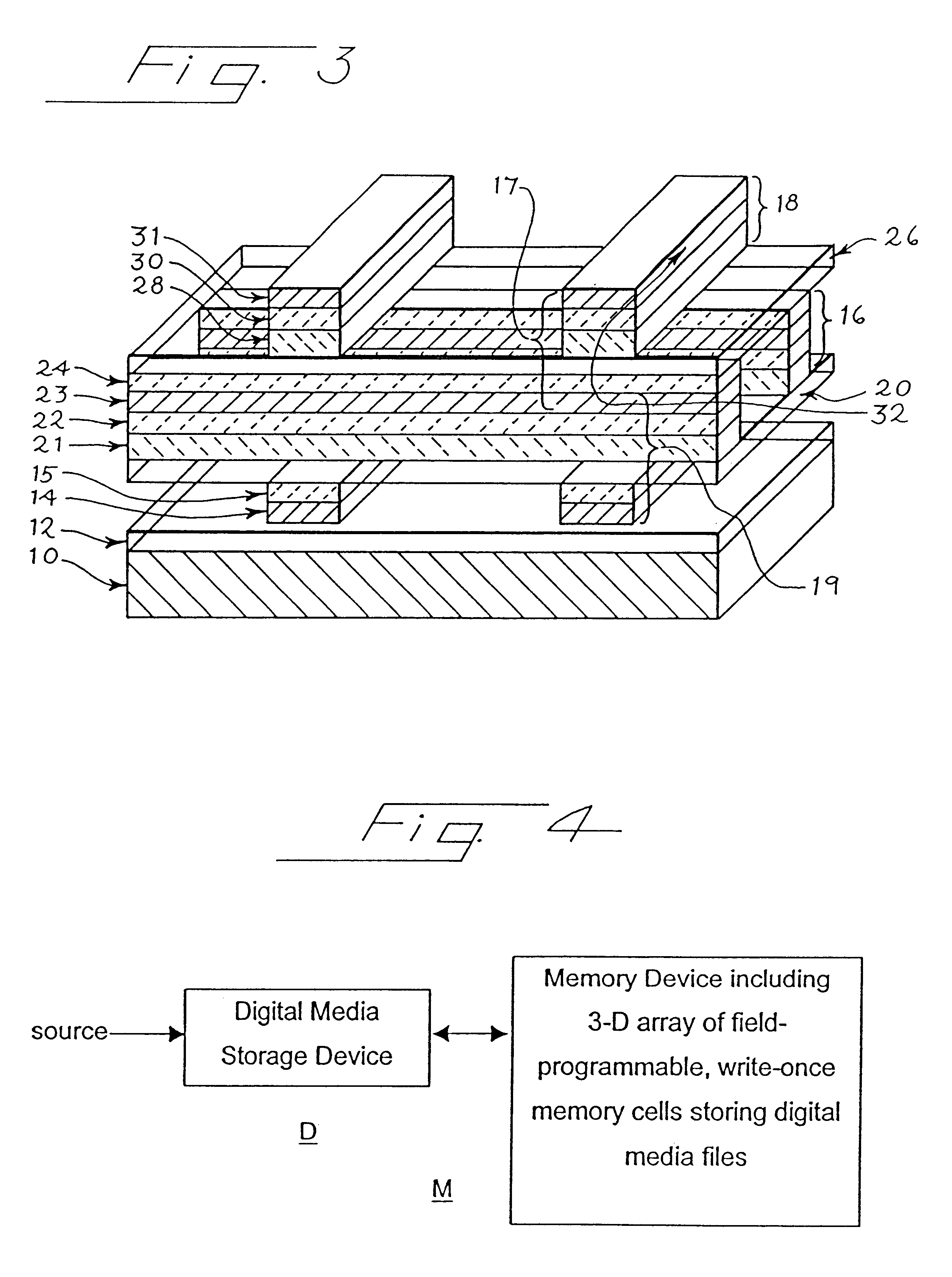 Low cost three-dimensional memory array