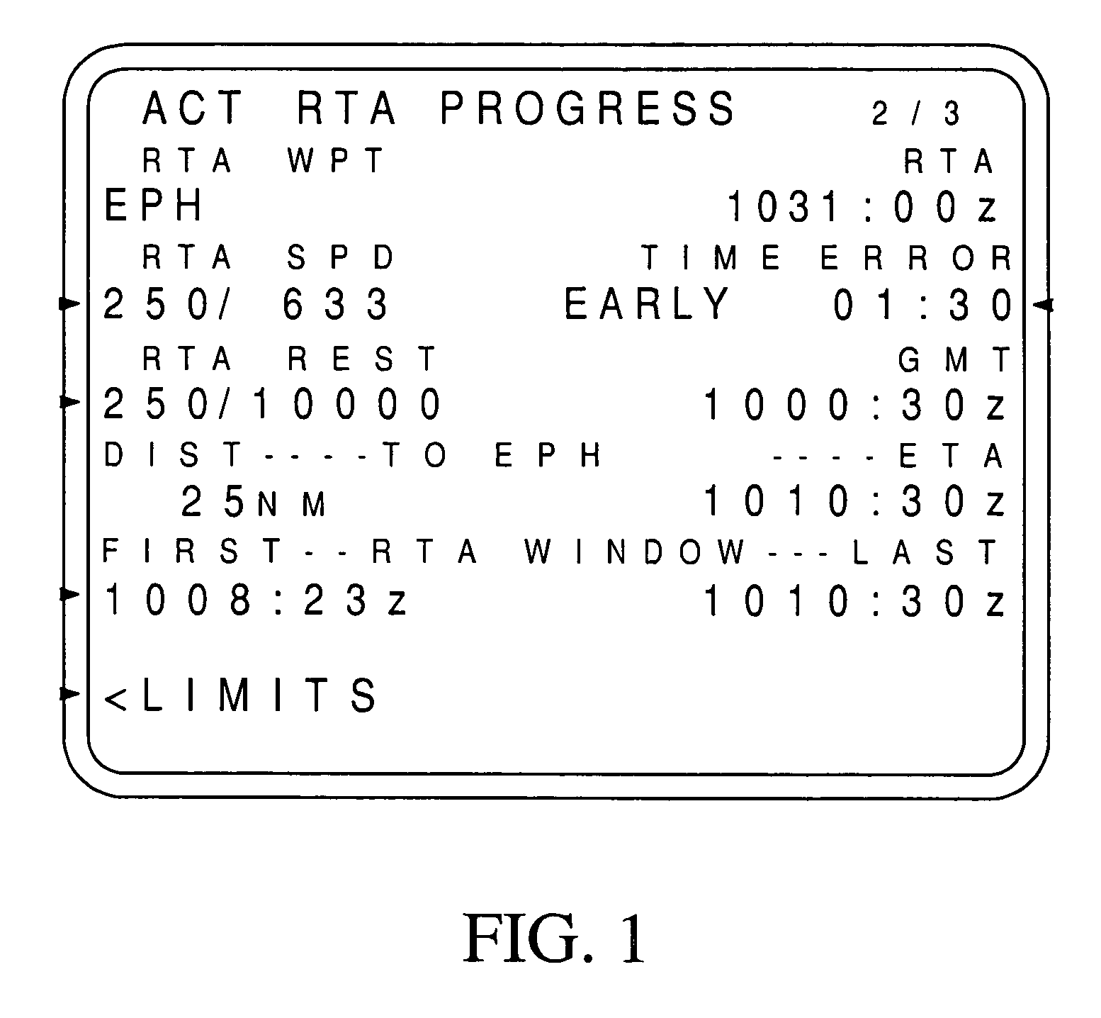 Flight display system with enhanced temporal depiction of navigation information