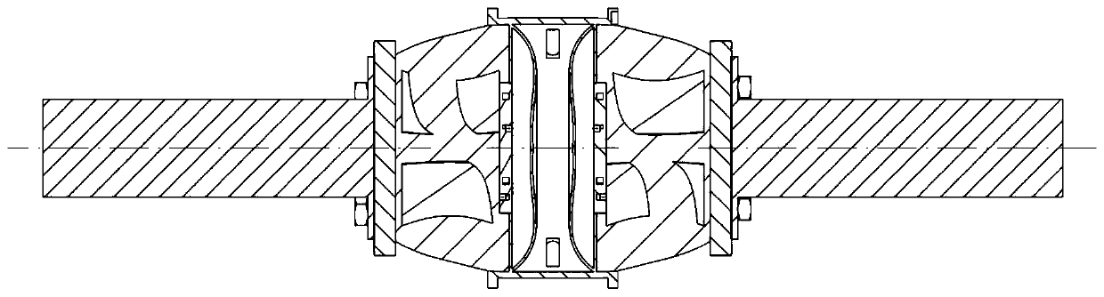 Multi-liquid-chamber annular hydraulic torsional vibration damper