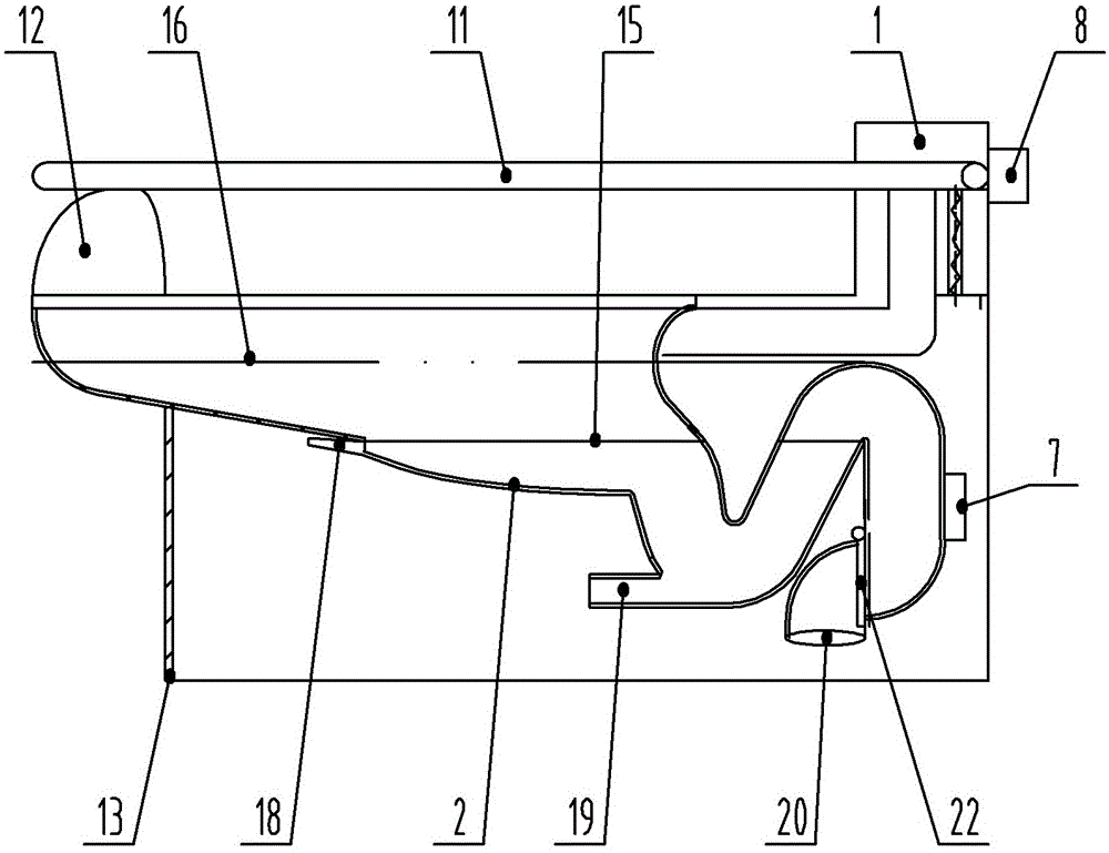 Fully automatic water-saving splash-proof hip squat toilet