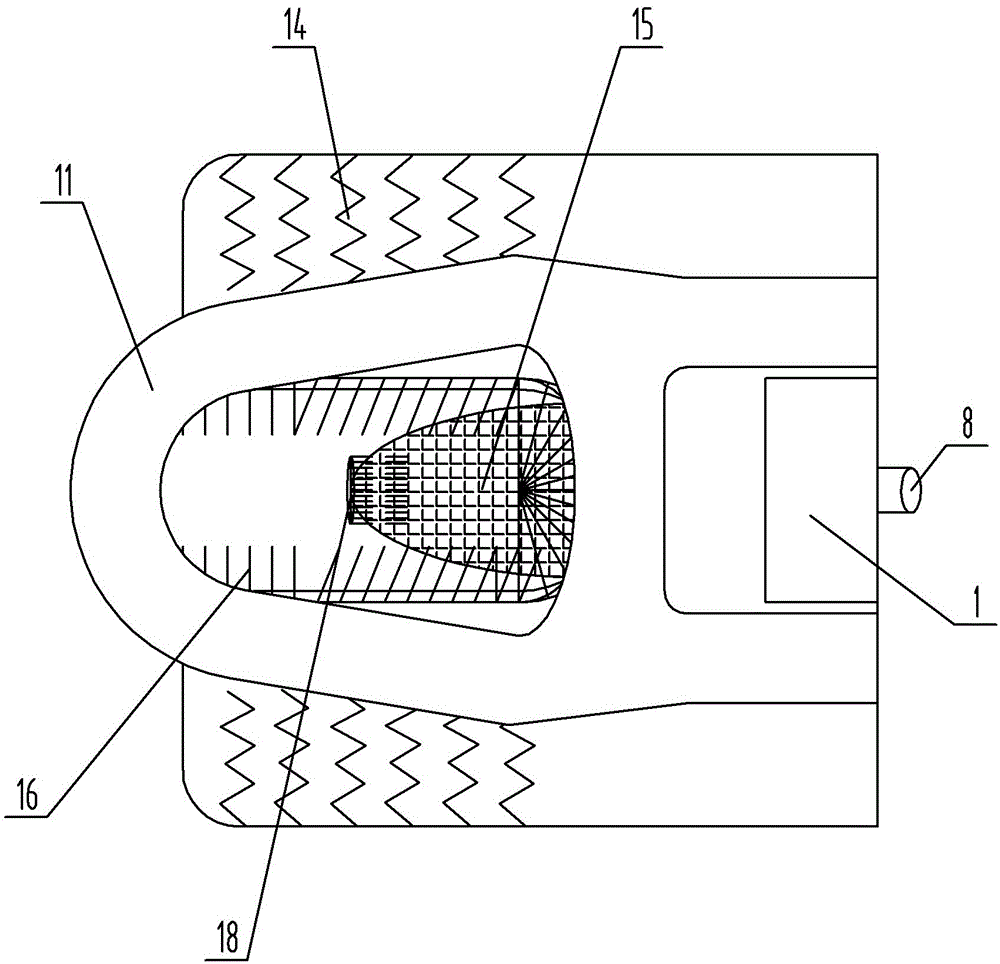 Fully automatic water-saving splash-proof hip squat toilet