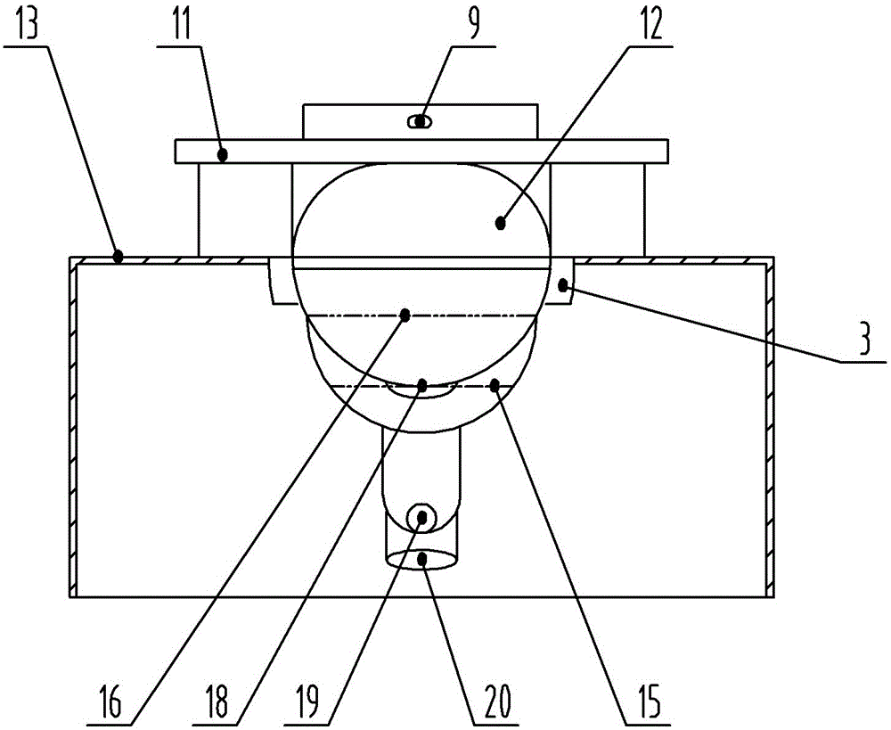 Fully automatic water-saving splash-proof hip squat toilet