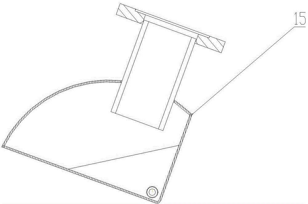 Heat exchanging device and condenser with built-in oil separation system of heat exchanging device