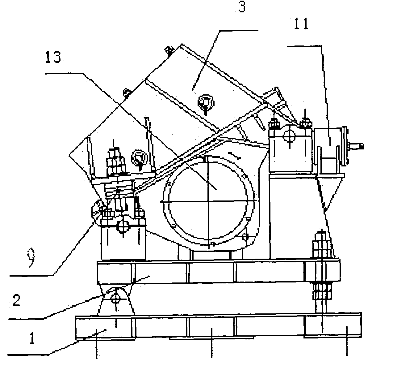 Jaw type vibration crusher