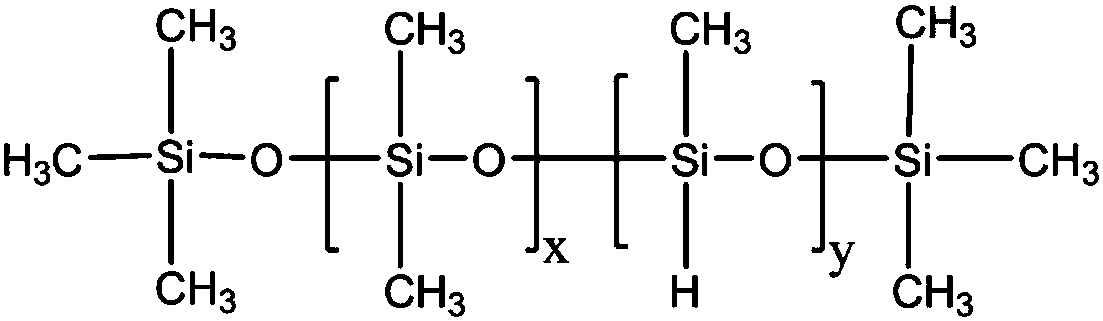 Light release force solvent-free organic silicon release agent as well as preparation method and application