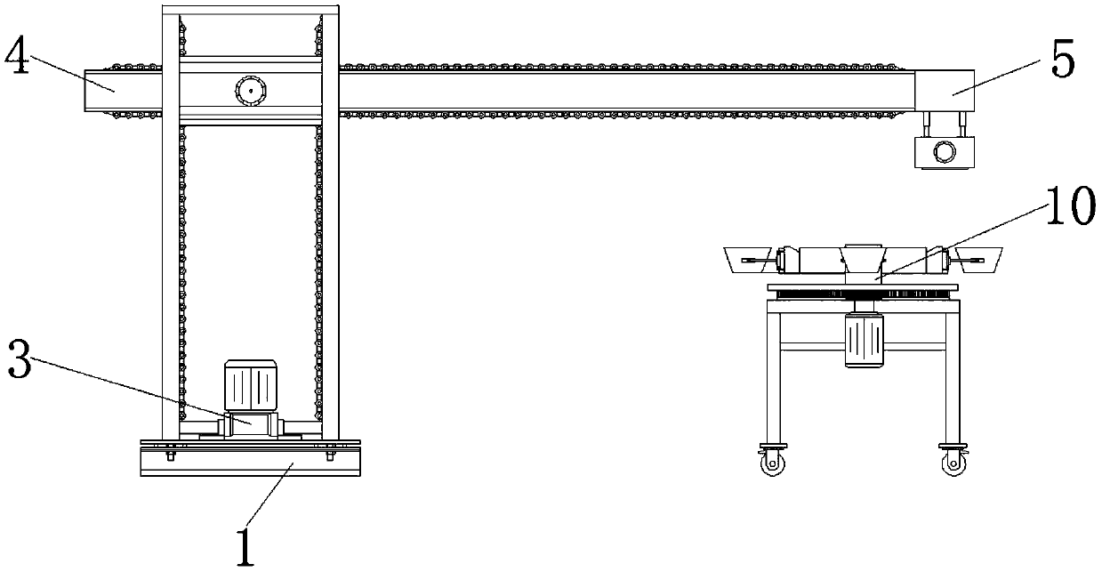 Seven-axis linkage robot for rear earth metallurgy