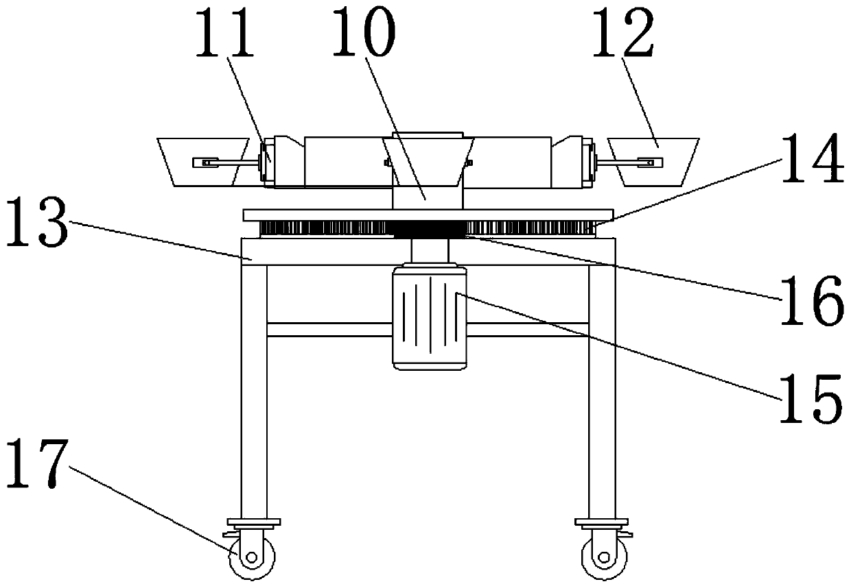 Seven-axis linkage robot for rear earth metallurgy