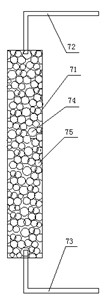 Evaluation device for coal-fired flue gas pollutant sorbent and application thereof