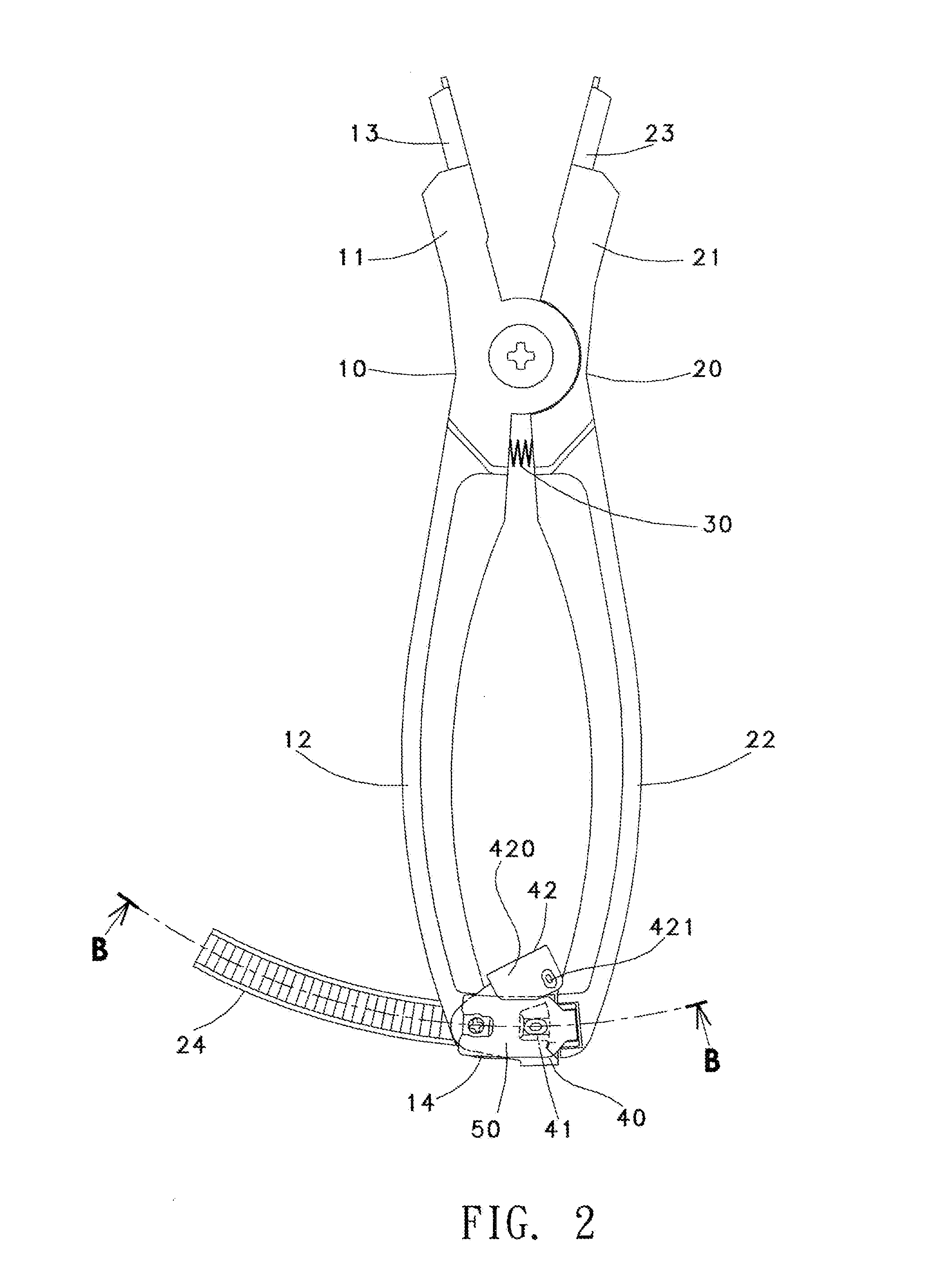 Snap ring pliers