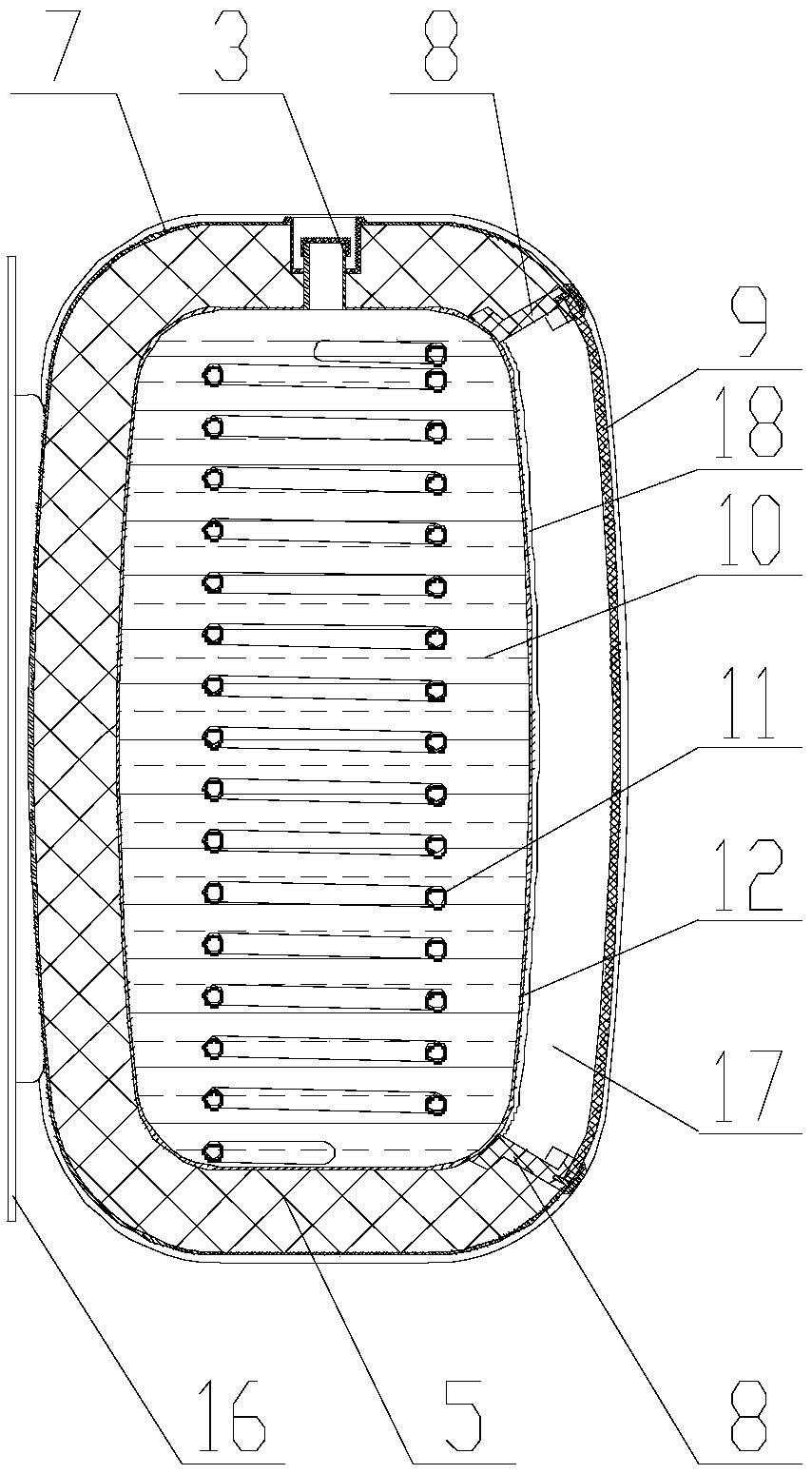 Phase change heat collecting and energy storage integrated solar water heater