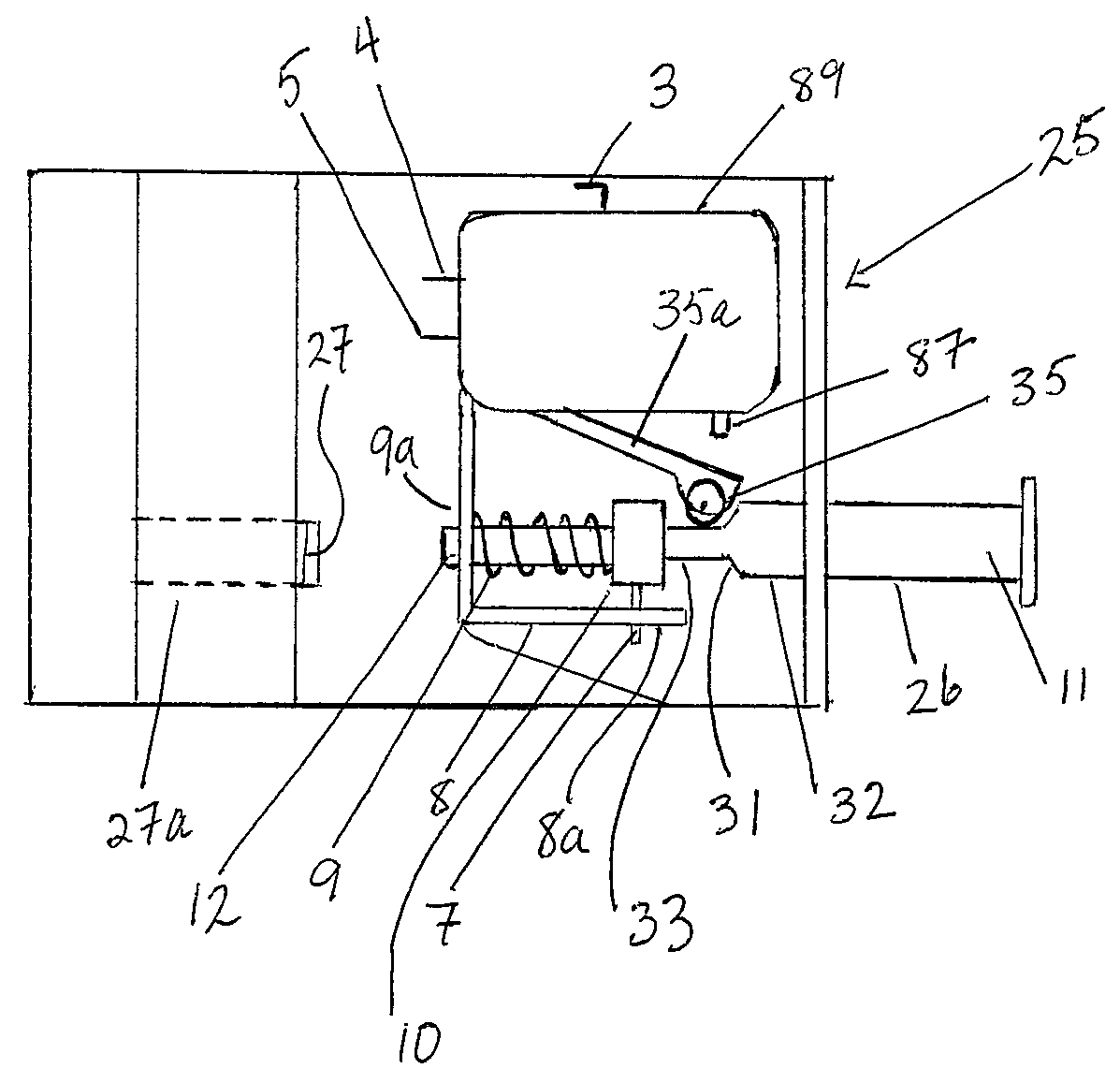 Transmission brake disengagement switch and method of operation