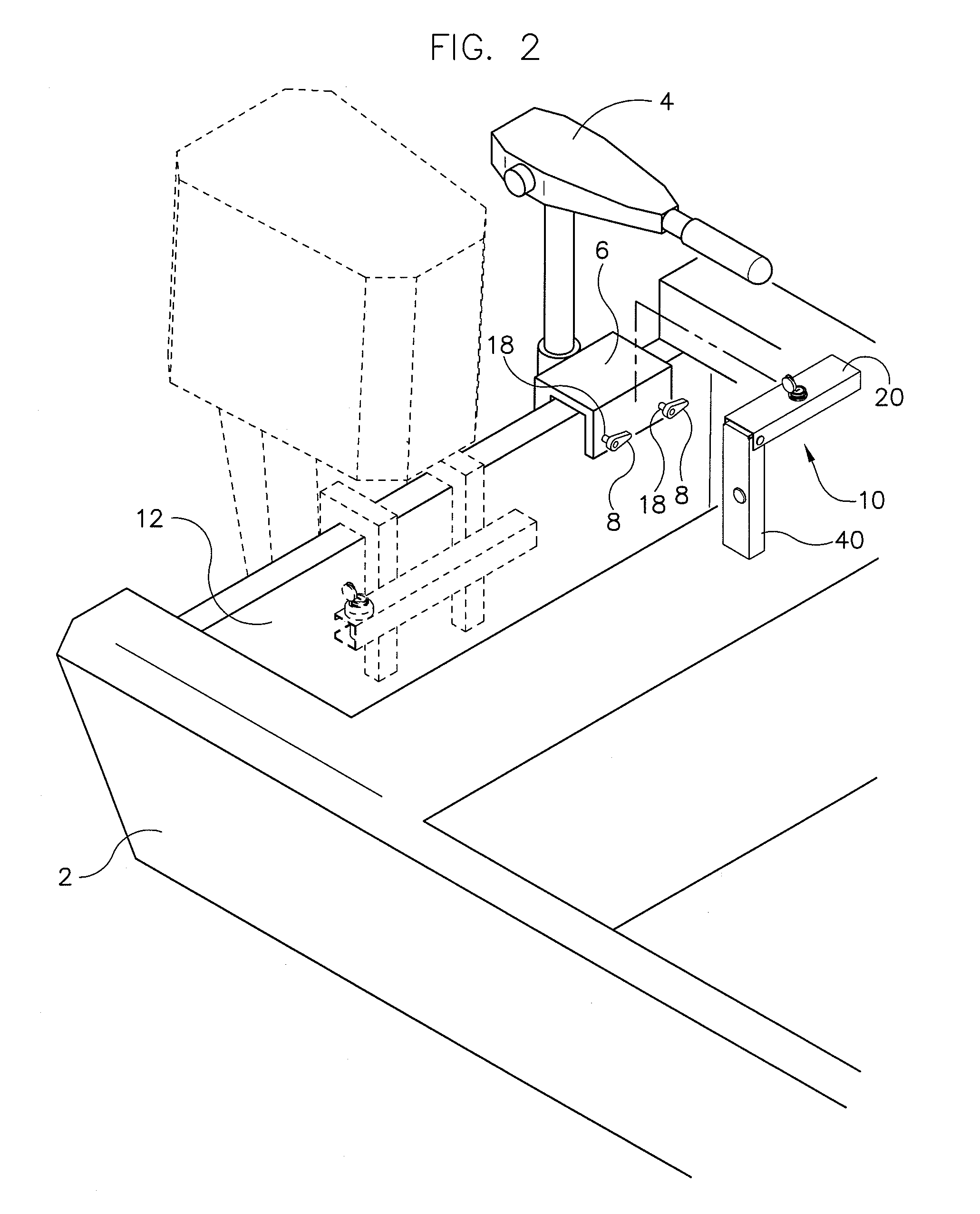 Trolling motor lock assembly