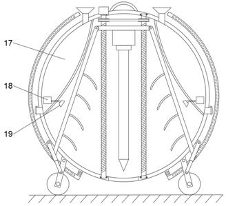 A geological exploration drilling device for architectural design