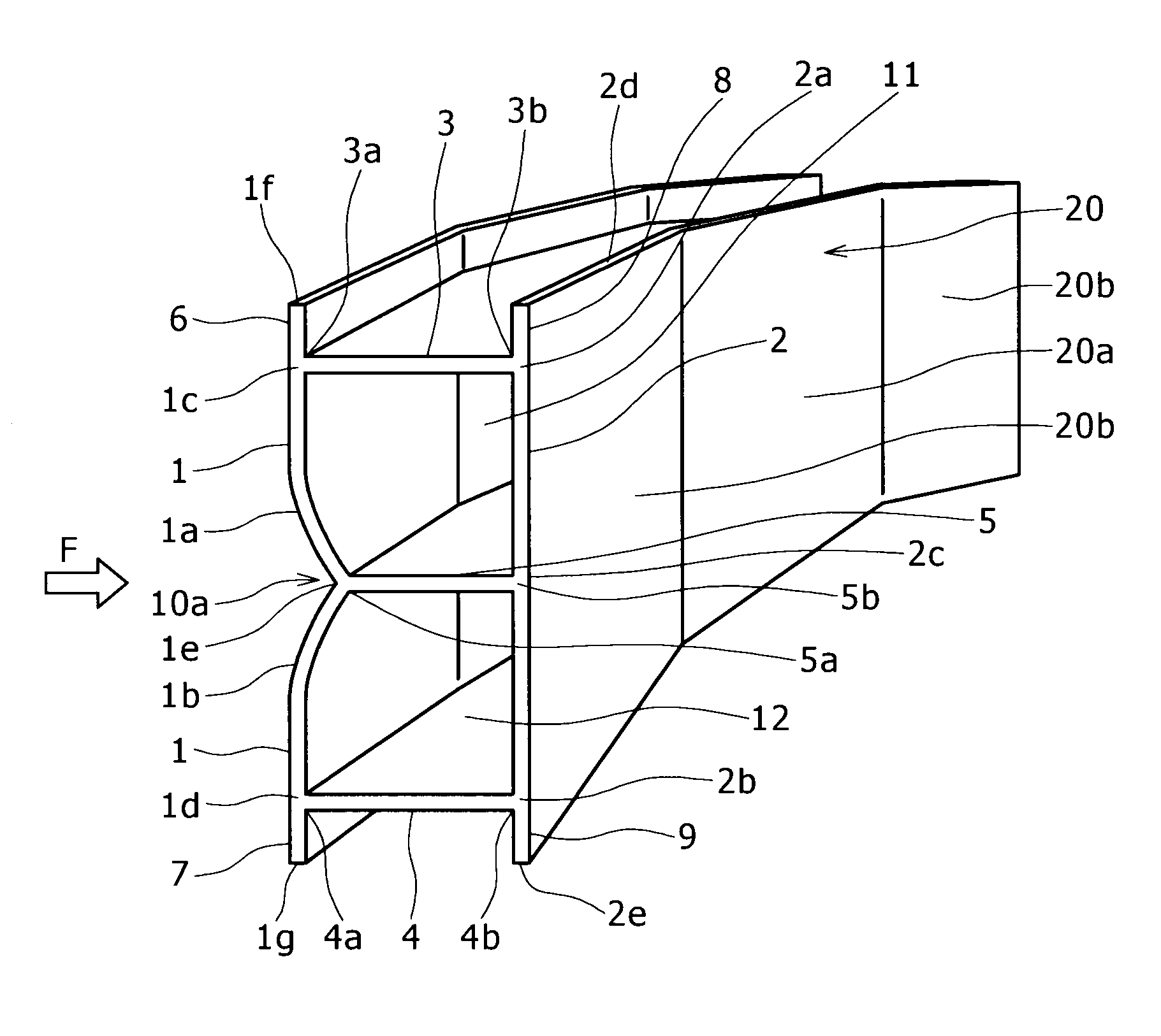 Automobile body reinforcement with excellent bending crush characteristics