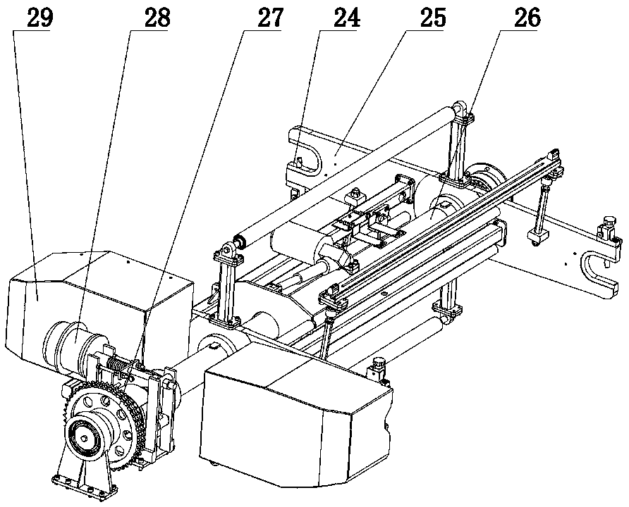 eva automatic roll change bonding device