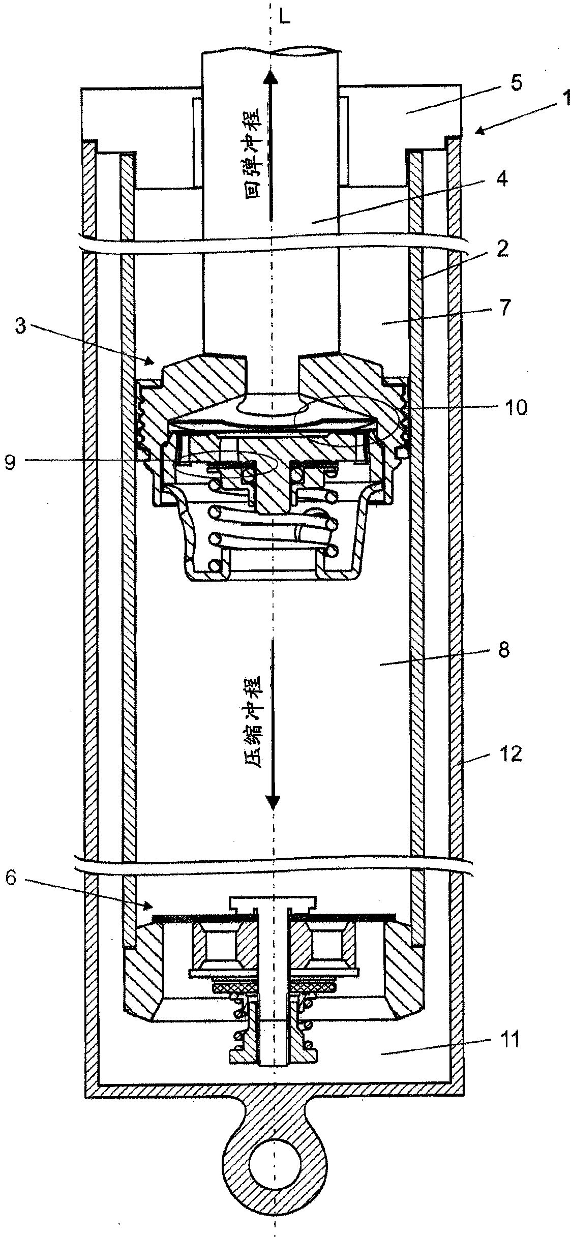 Hydraulic damper with adjustable rebound valve assembly