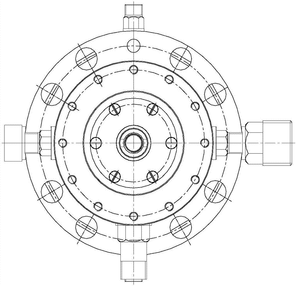 Ultrahigh-speed turbine applicable to high-temperature high-back pressure dry gas seal structure