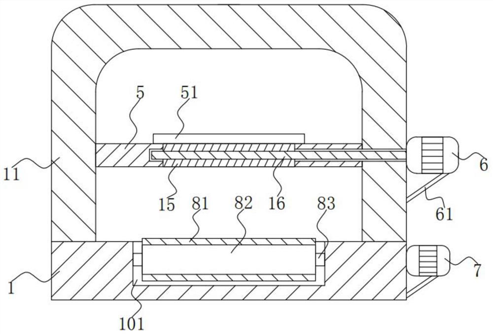 Automobile part cold stamping device with material taking device