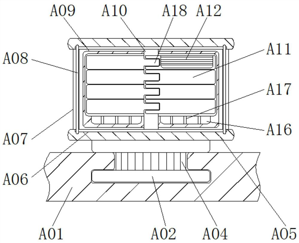 A type classification device for electronic components